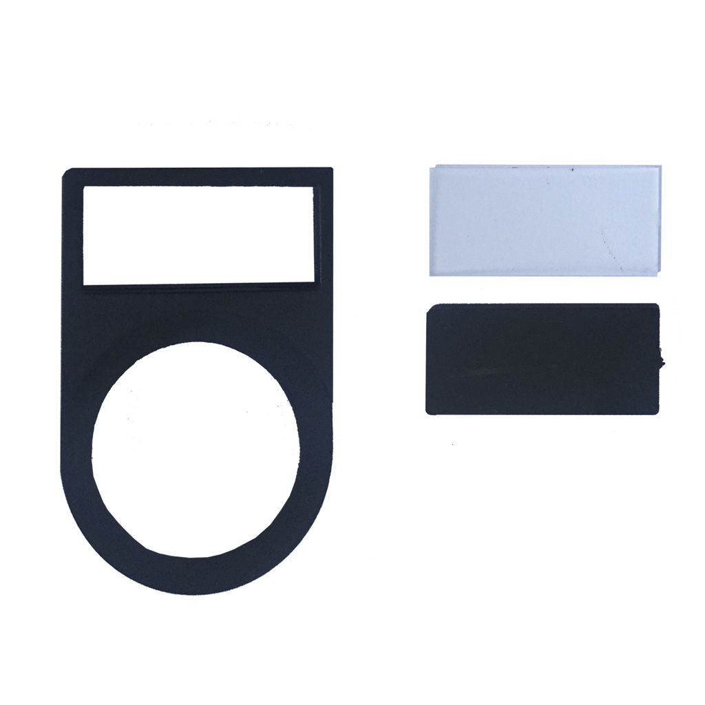 LA800EP08 Placa portaetiquetas aluminio