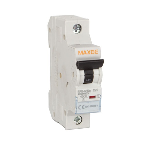 EPBE63M. Interruptor automático magnetotérmico. Residencial y Terciario. Corte 6kA 